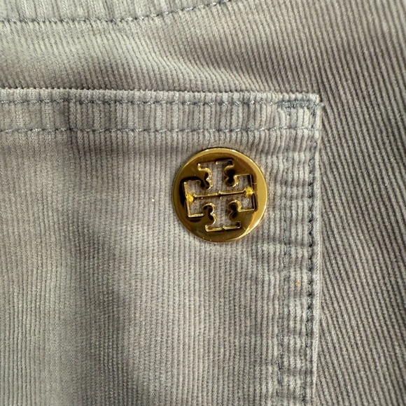 Tory Burch Gray Corduroy Pants – Size 25 - Picture 2 of 8